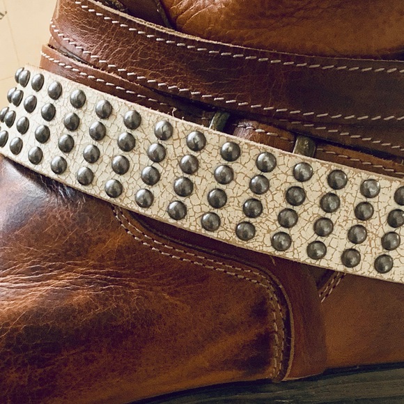 Rustic leather Boot Belts - Picture 5 of 8